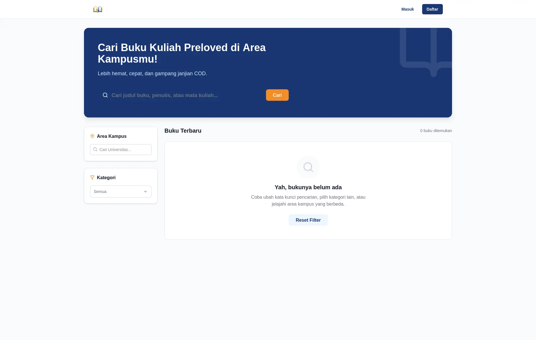 Booknesa - E-Commerce for Preloved Books screenshot